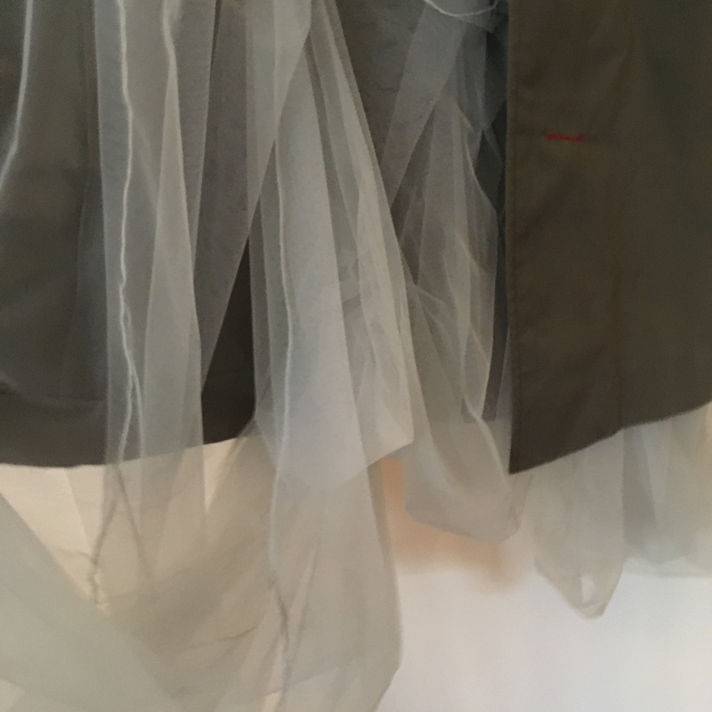 Brand New John Bartlett Coat w/ Tulle - Picture 4 of 7